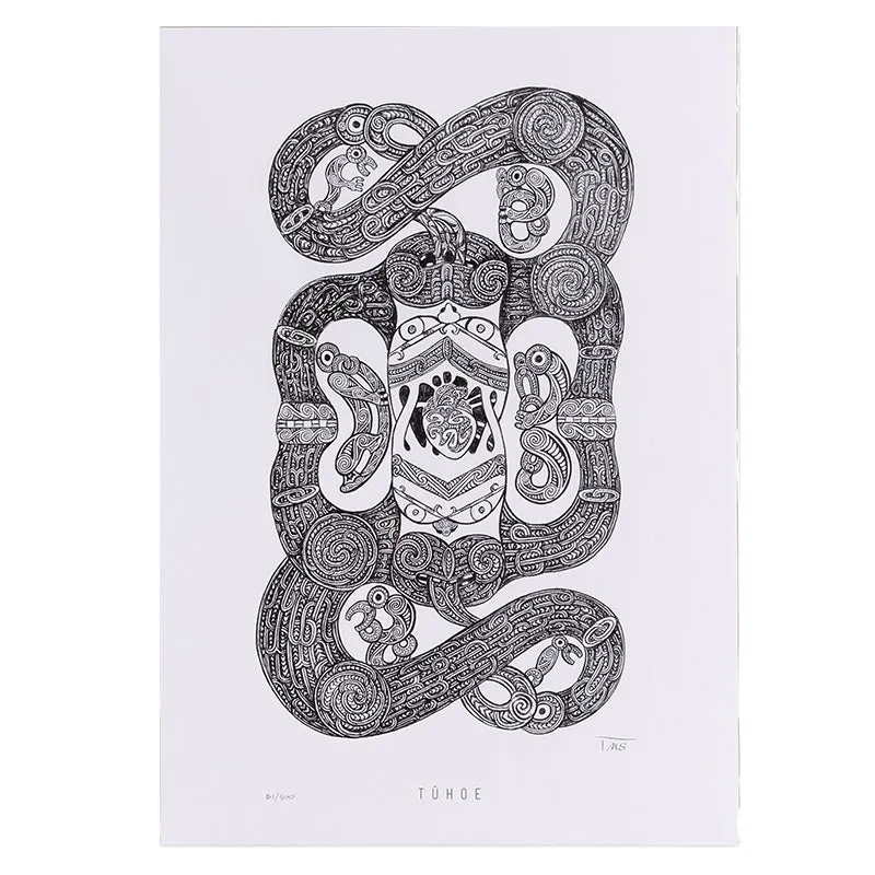 A3 Print - Tūhoe | by Aaron Moeke