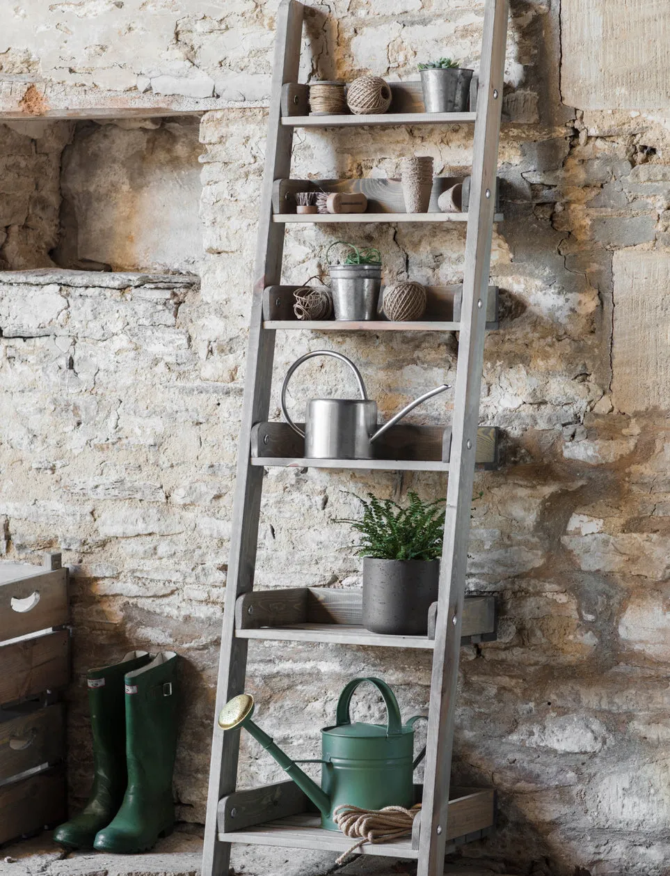 ALDSWORTH SHELF LADDER LARGE NATURAL