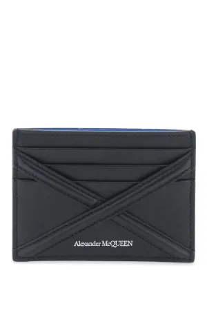 Alexander mcqueen leather harness cardholder