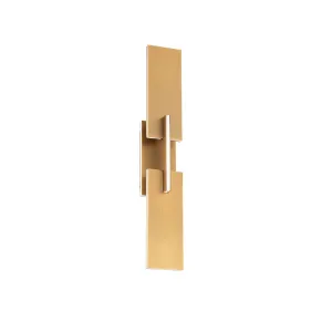 Amari 22 in. LED Wall Sconce Brass finish