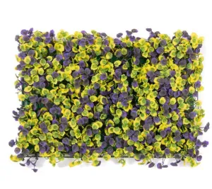 Artificial Vertical Garden  3758-J for Indoors only 60 cm*40 cm  (Pack of 28 Tiles  - Area covered  72.8 Sq. ft )