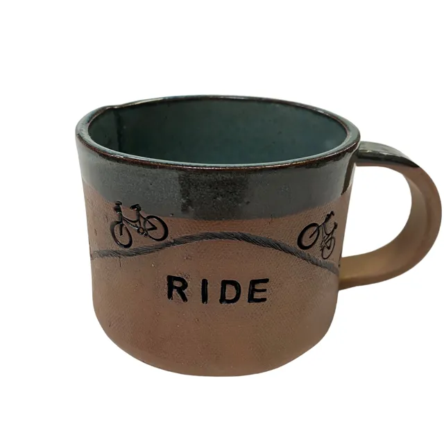 Bicycle Ceramic Soup Mug