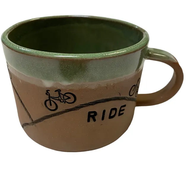 Bicycle Ceramic Soup Mug