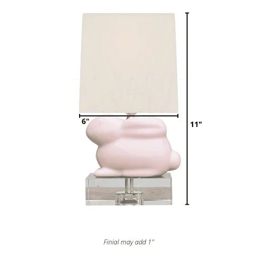 Blush Bunny Mini Table Lamp