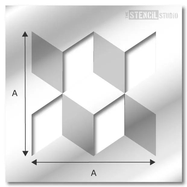 Box Tile Stencil