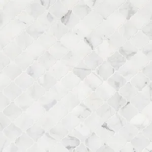 Calacatta Cressa Arabesque - Stone Tile