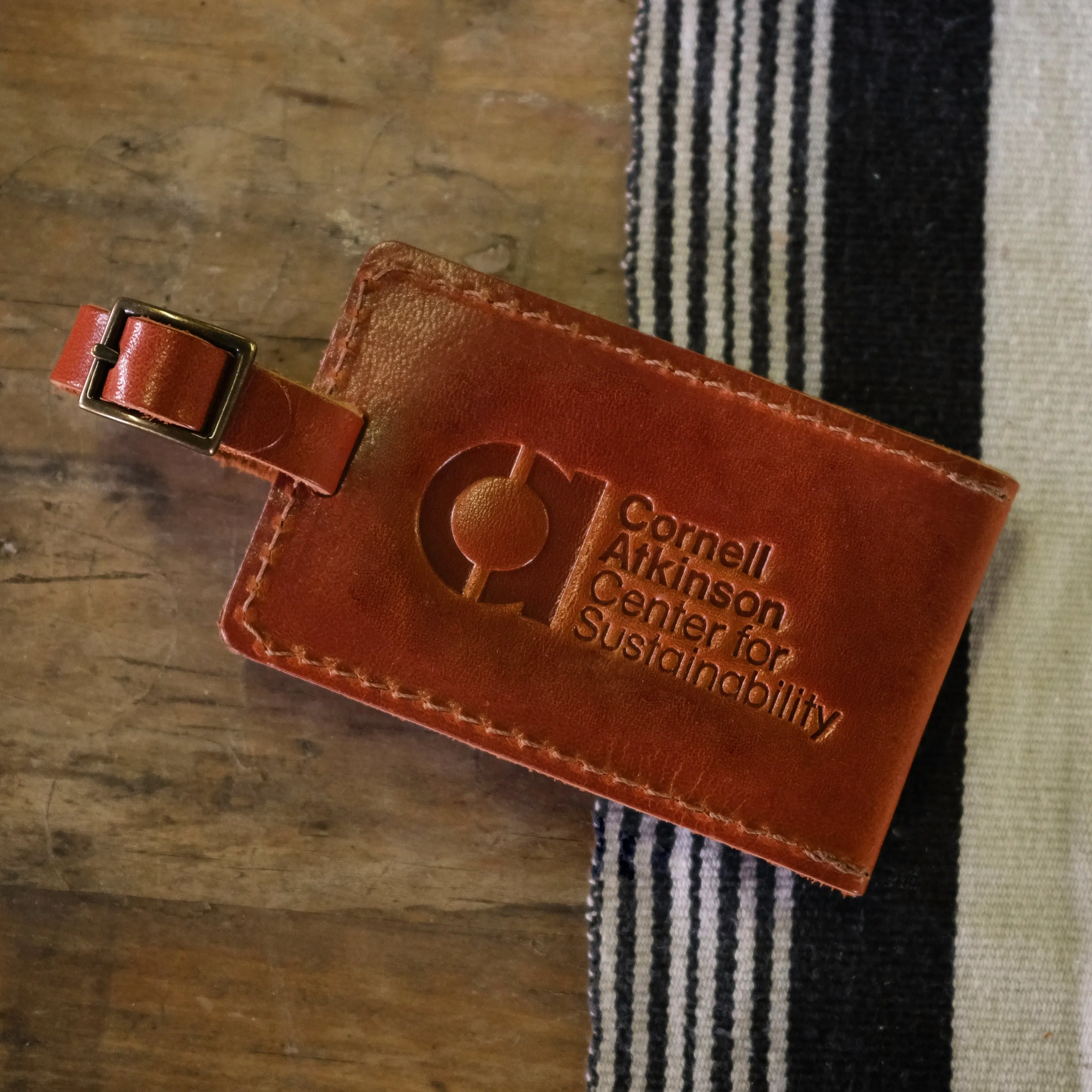 Custom Leather Luggage Tag