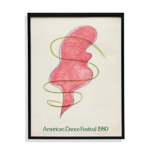 Elizabeth Murray American Dance Festival 1980 Framed Poster