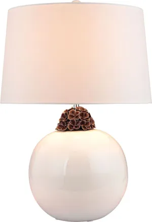 Embellished Neck Ceramic Lamp