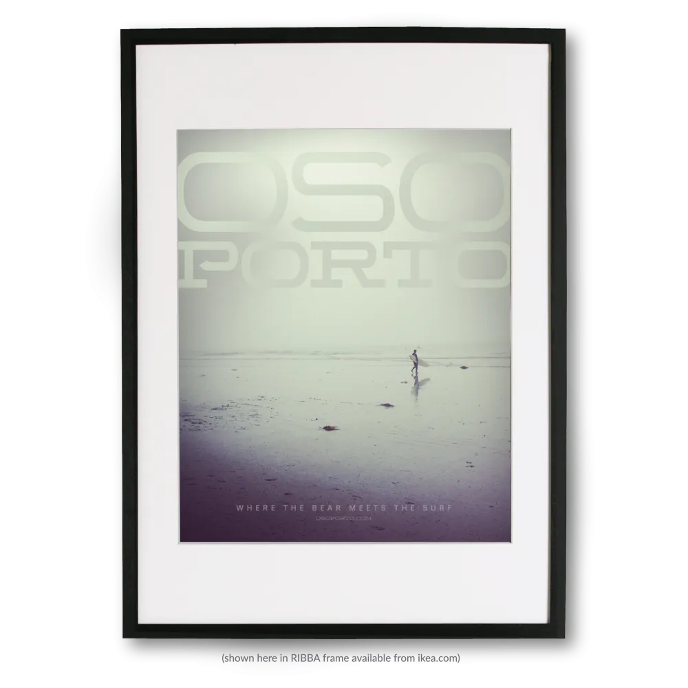 Fog Surf art poster