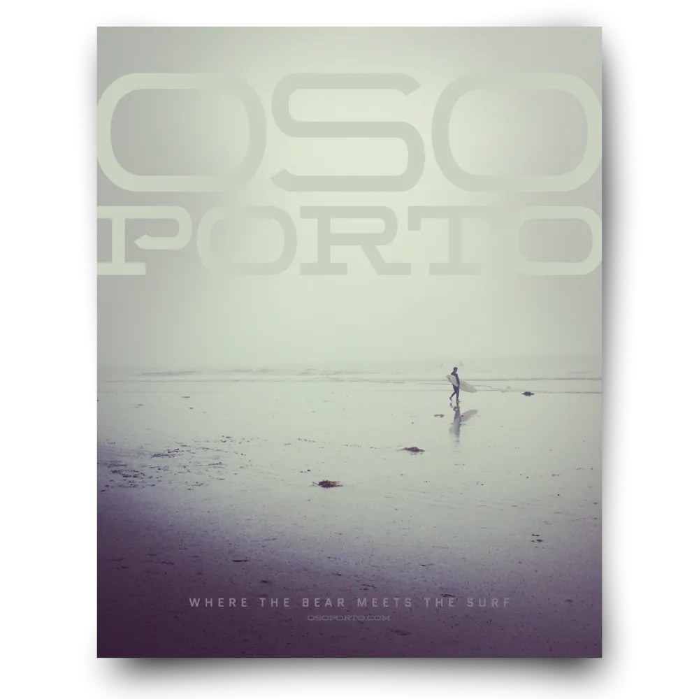 Fog Surf art poster