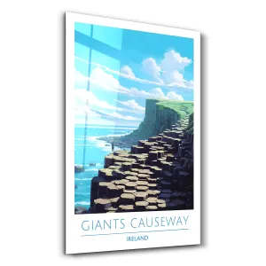 Giants Causeway Ireland-Travel Posters | Glass Wall Art