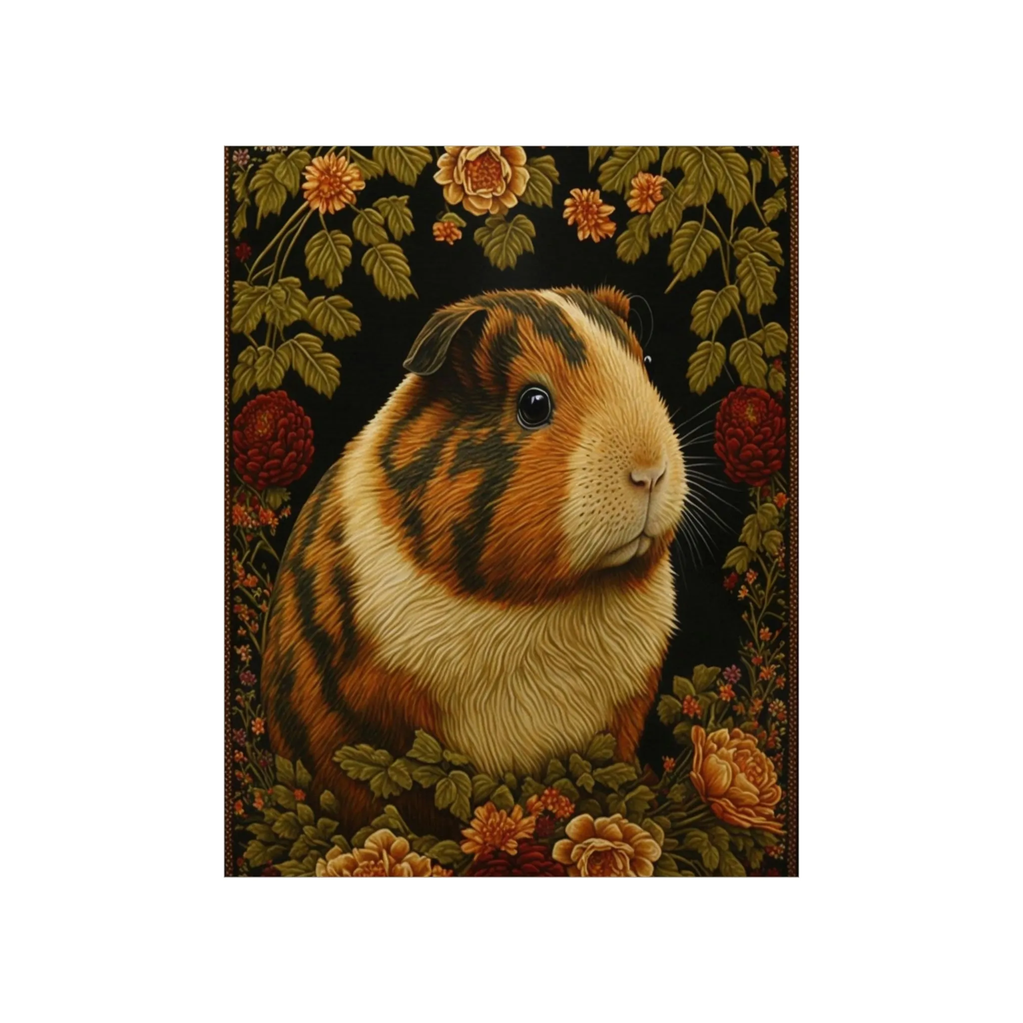 Guinea Pig Garden Premium Matte Vertical Posters