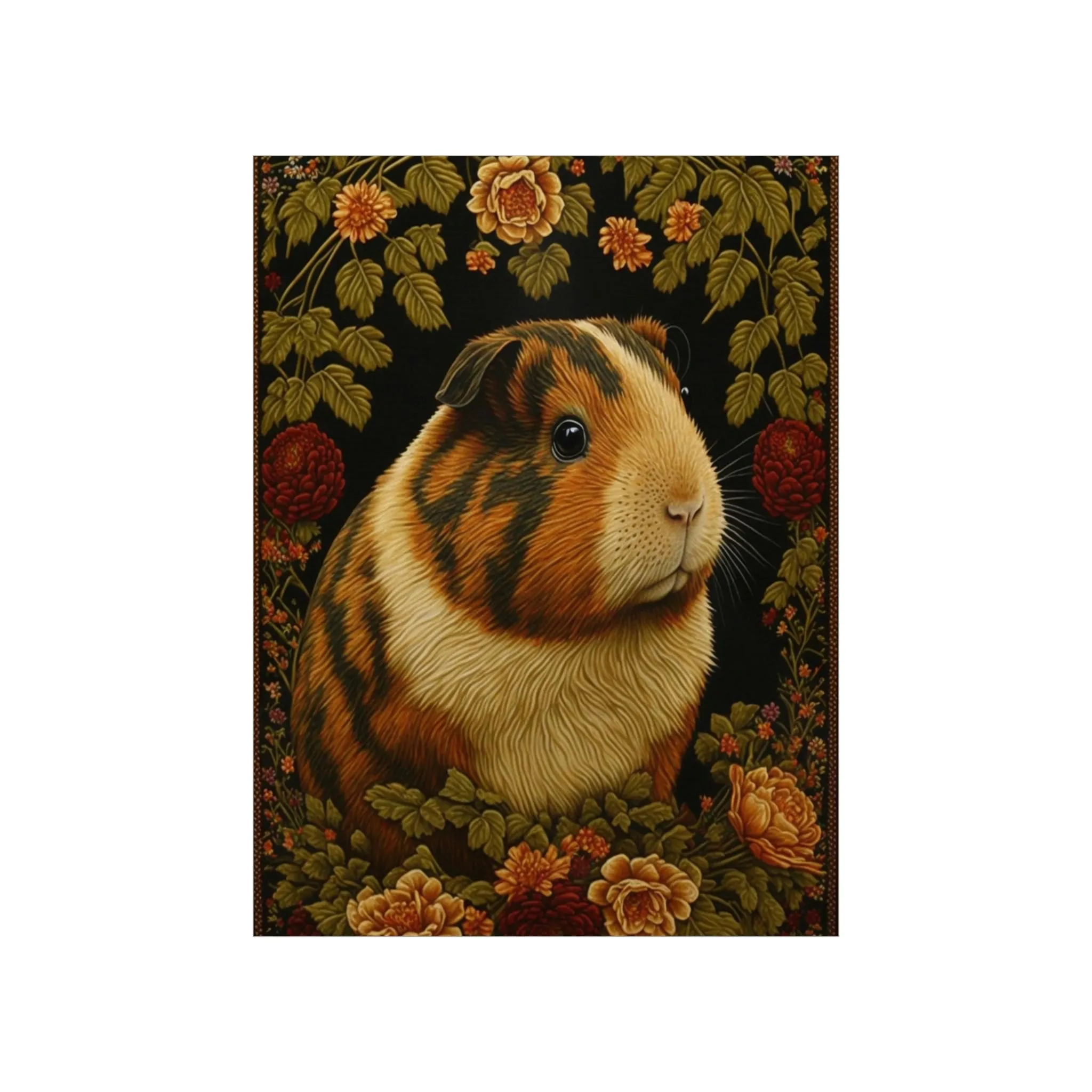 Guinea Pig Garden Premium Matte Vertical Posters