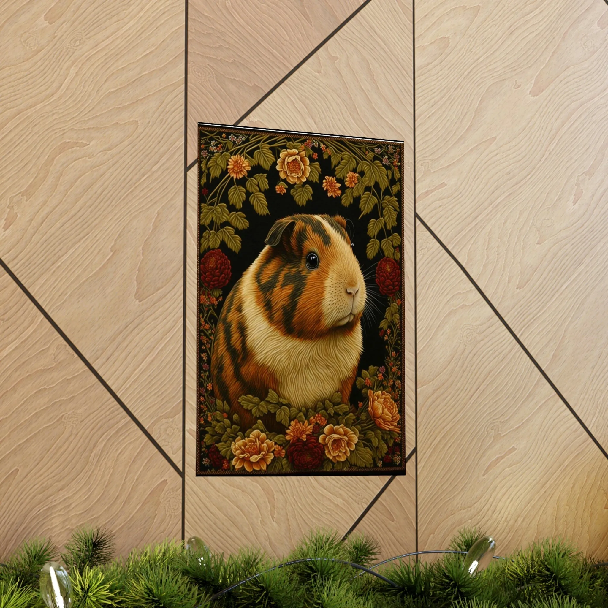 Guinea Pig Garden Premium Matte Vertical Posters