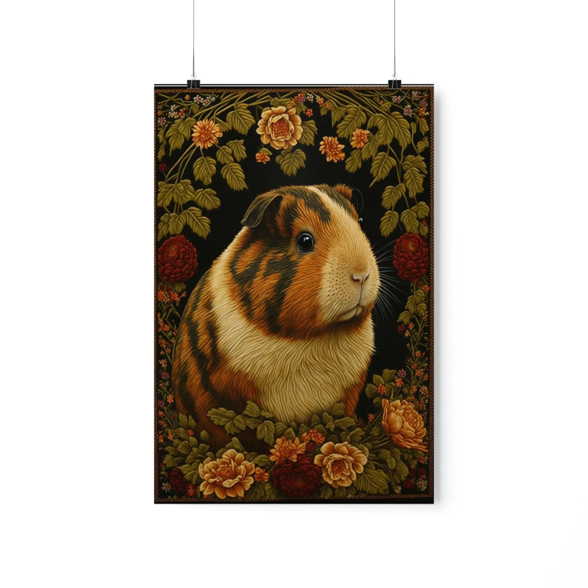 Guinea Pig Garden Premium Matte Vertical Posters