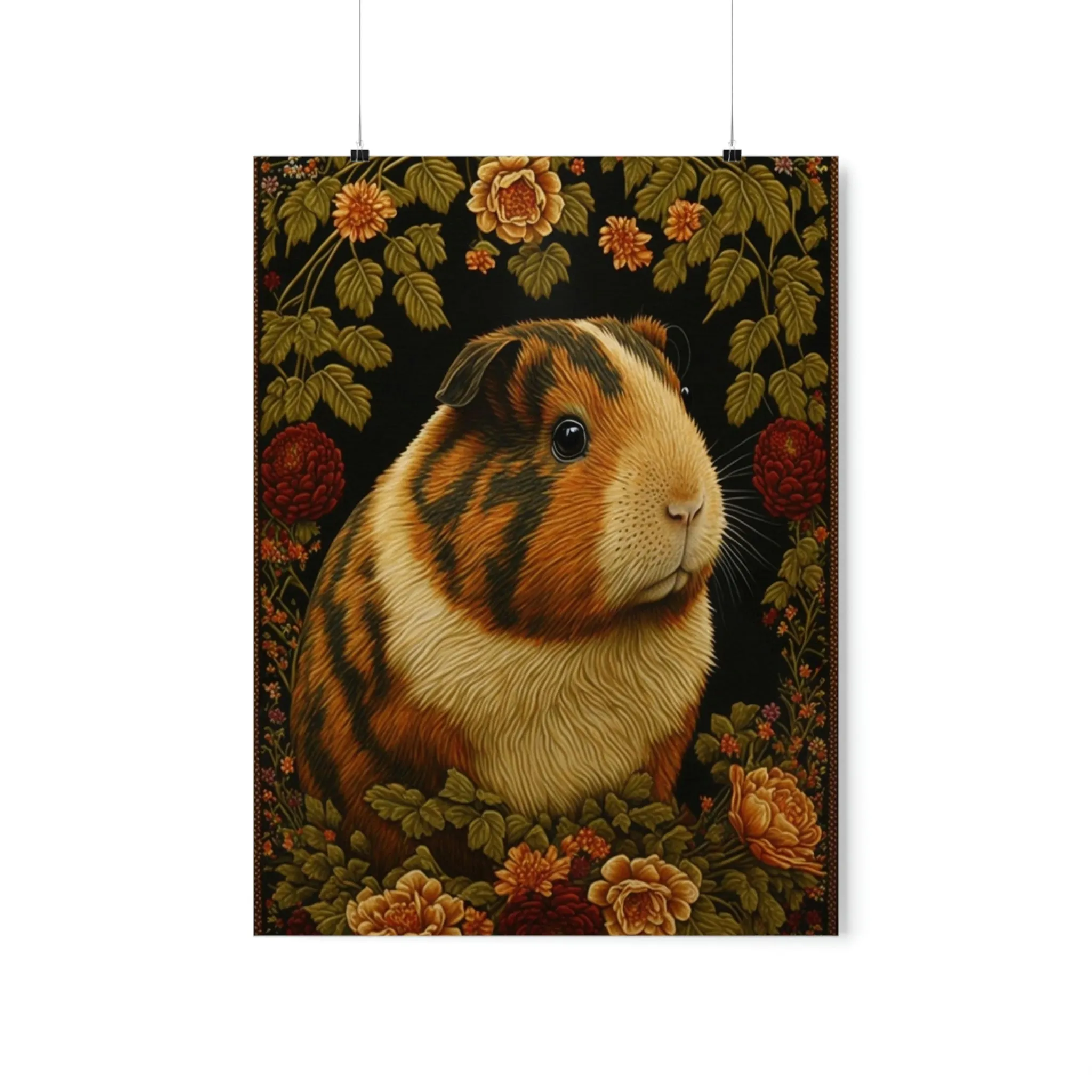 Guinea Pig Garden Premium Matte Vertical Posters