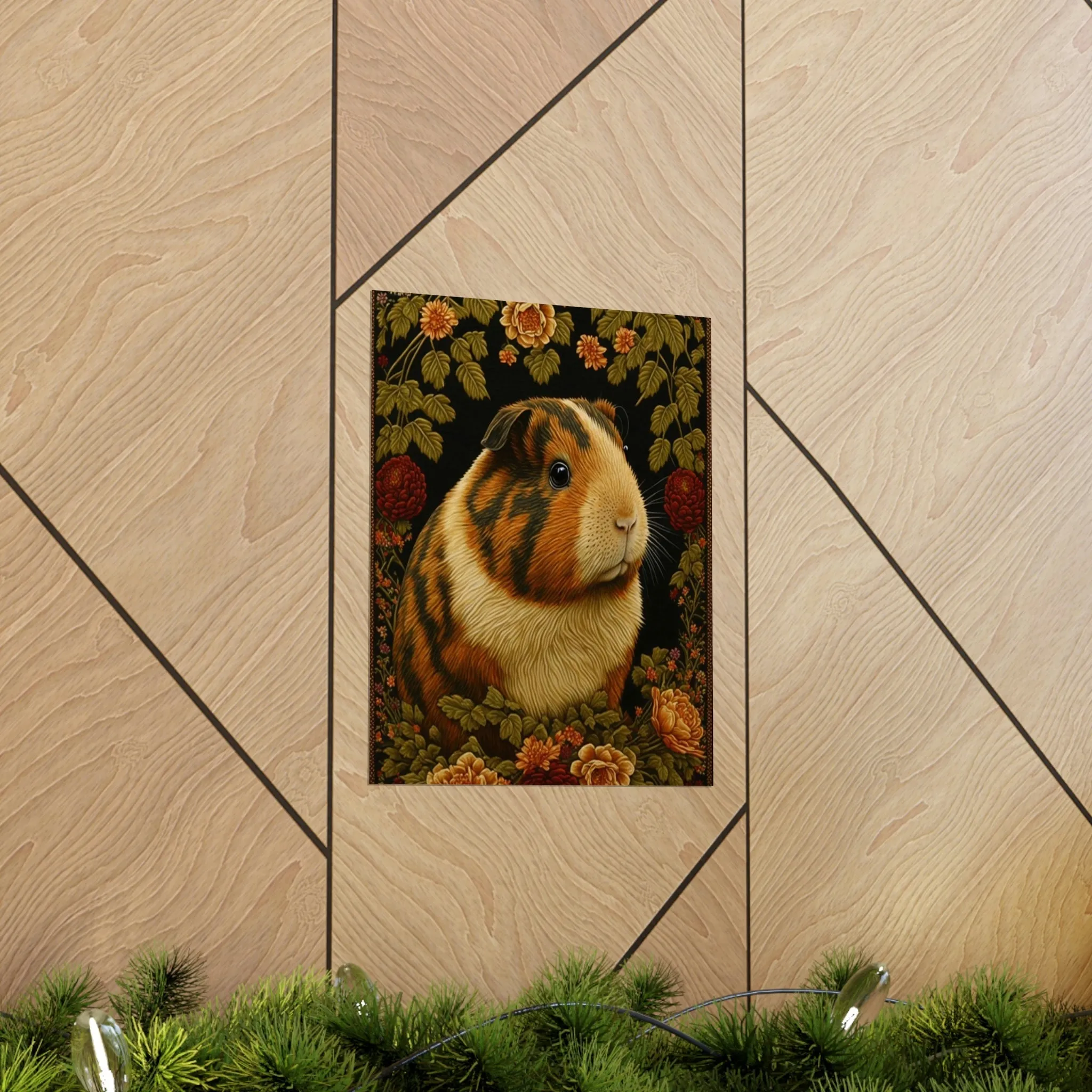 Guinea Pig Garden Premium Matte Vertical Posters