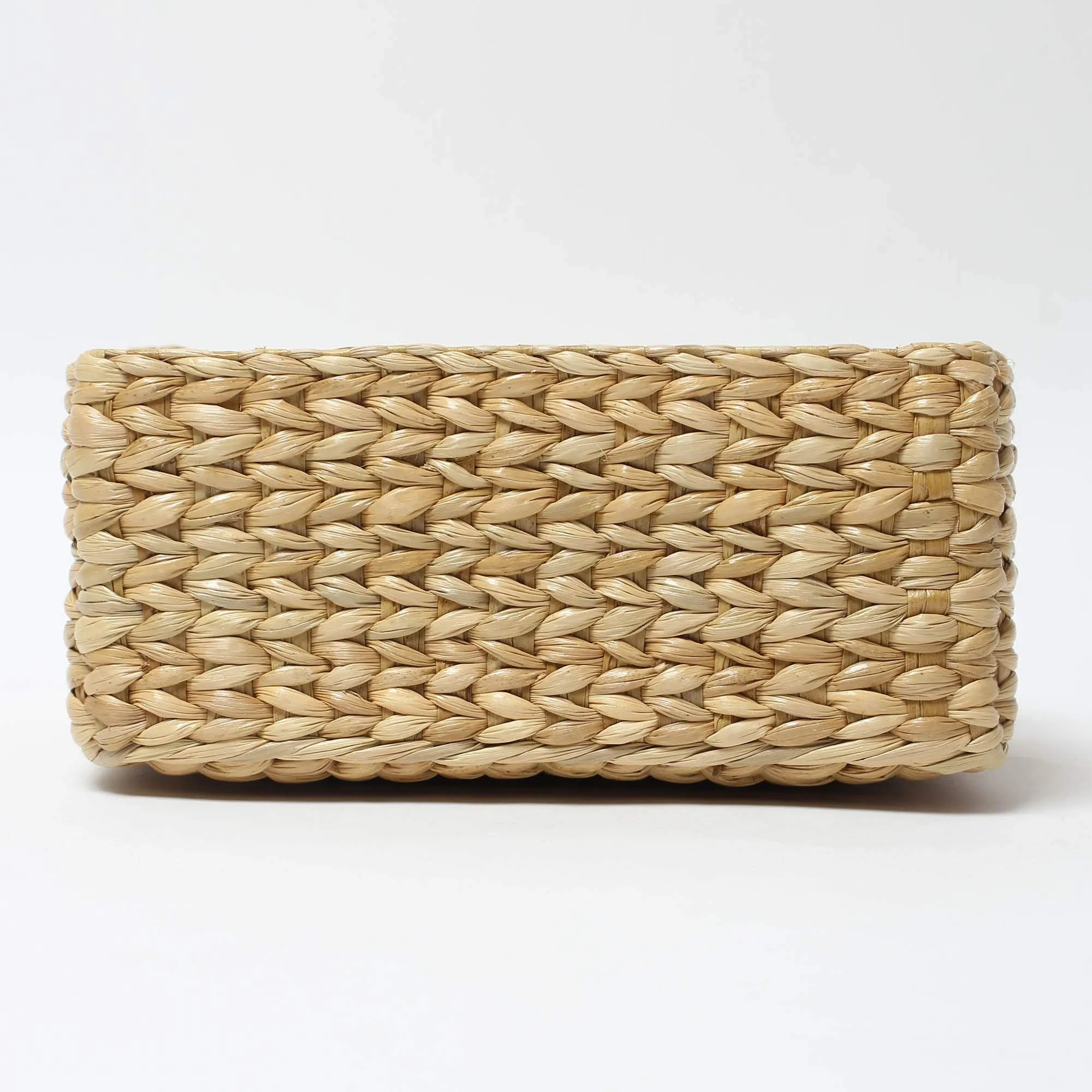 Habere India-All the Cultures Fabricating India Dry Grass Storage Basket (Standard Size, Beige)