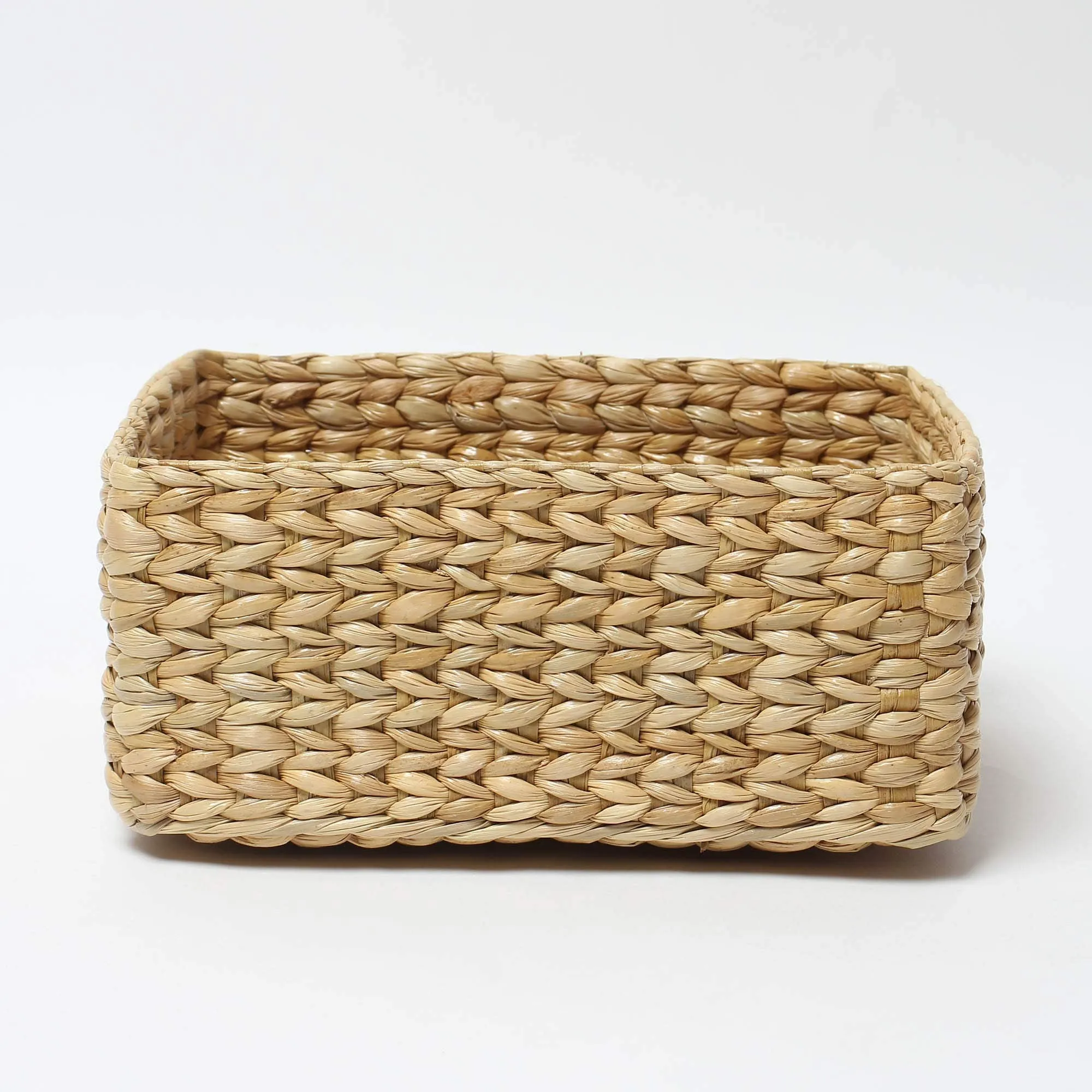 Habere India-All the Cultures Fabricating India Dry Grass Storage Basket (Standard Size, Beige)