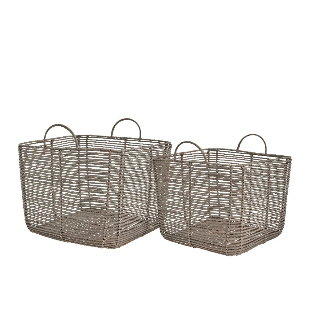 Harper basket set 2 pcs. 40x40 cm. Nature