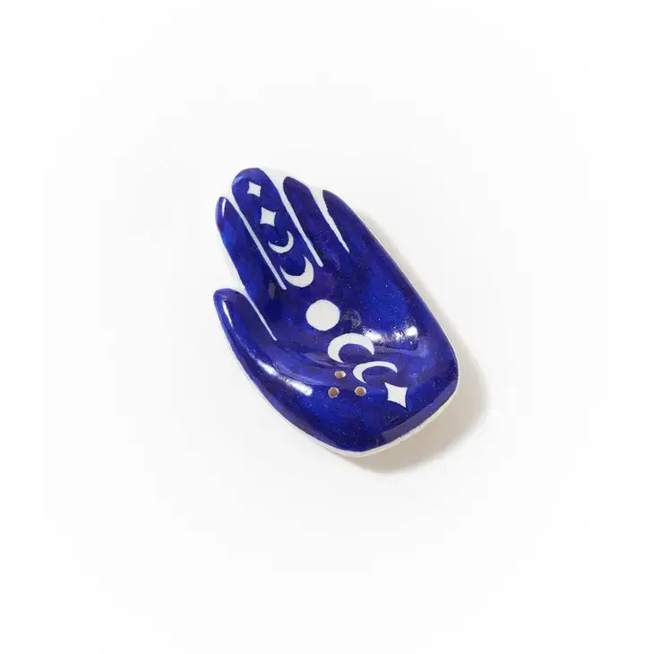 Jalini Indigo Incense Holder - Indukala Hamsa