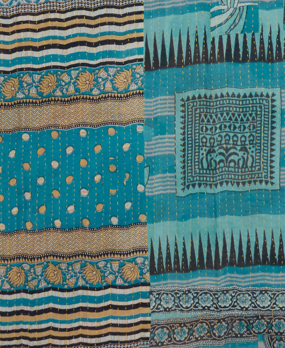 Kantha Quilt Throw - No. 240627