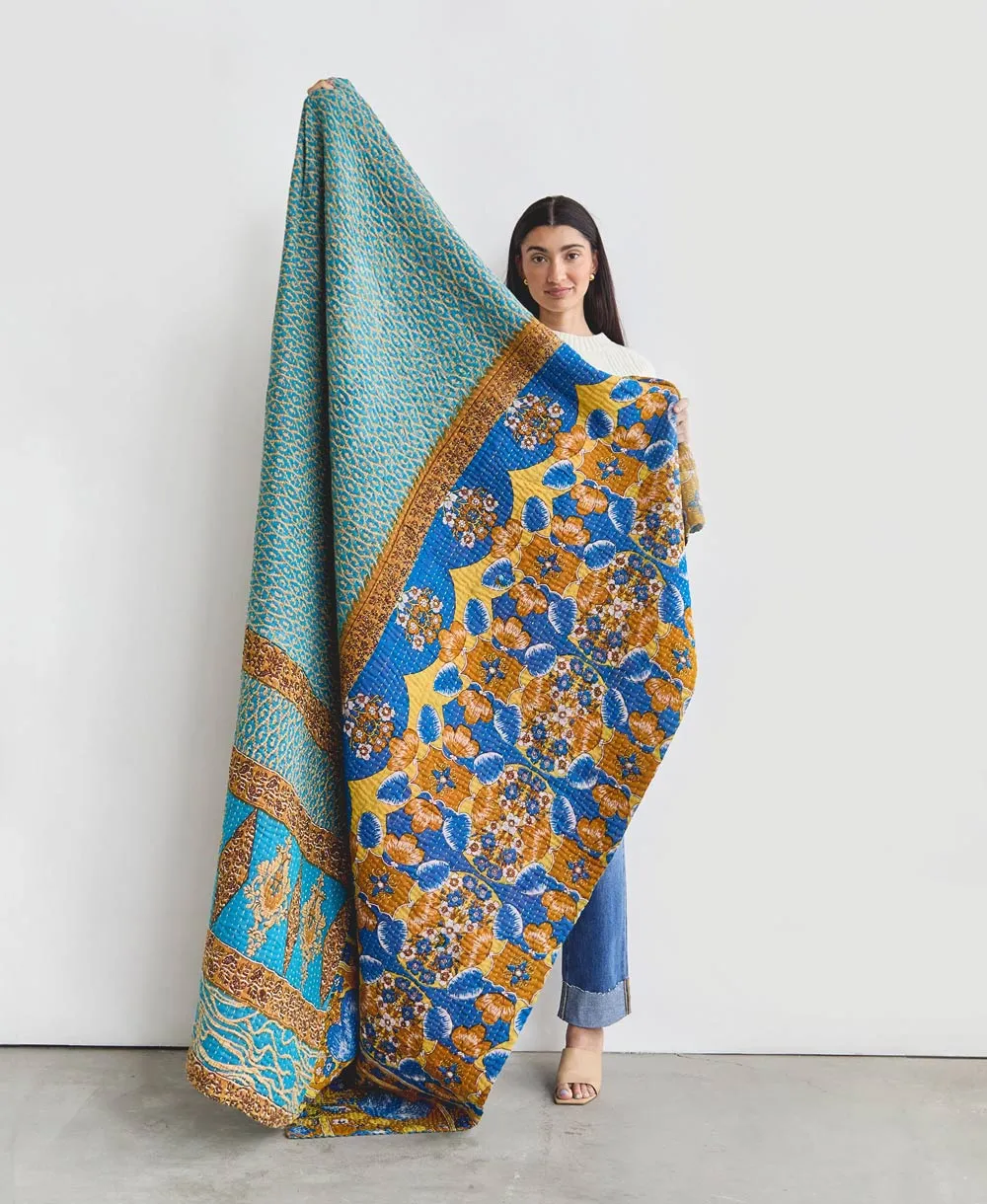 Kantha Quilt Throw - No. 240627