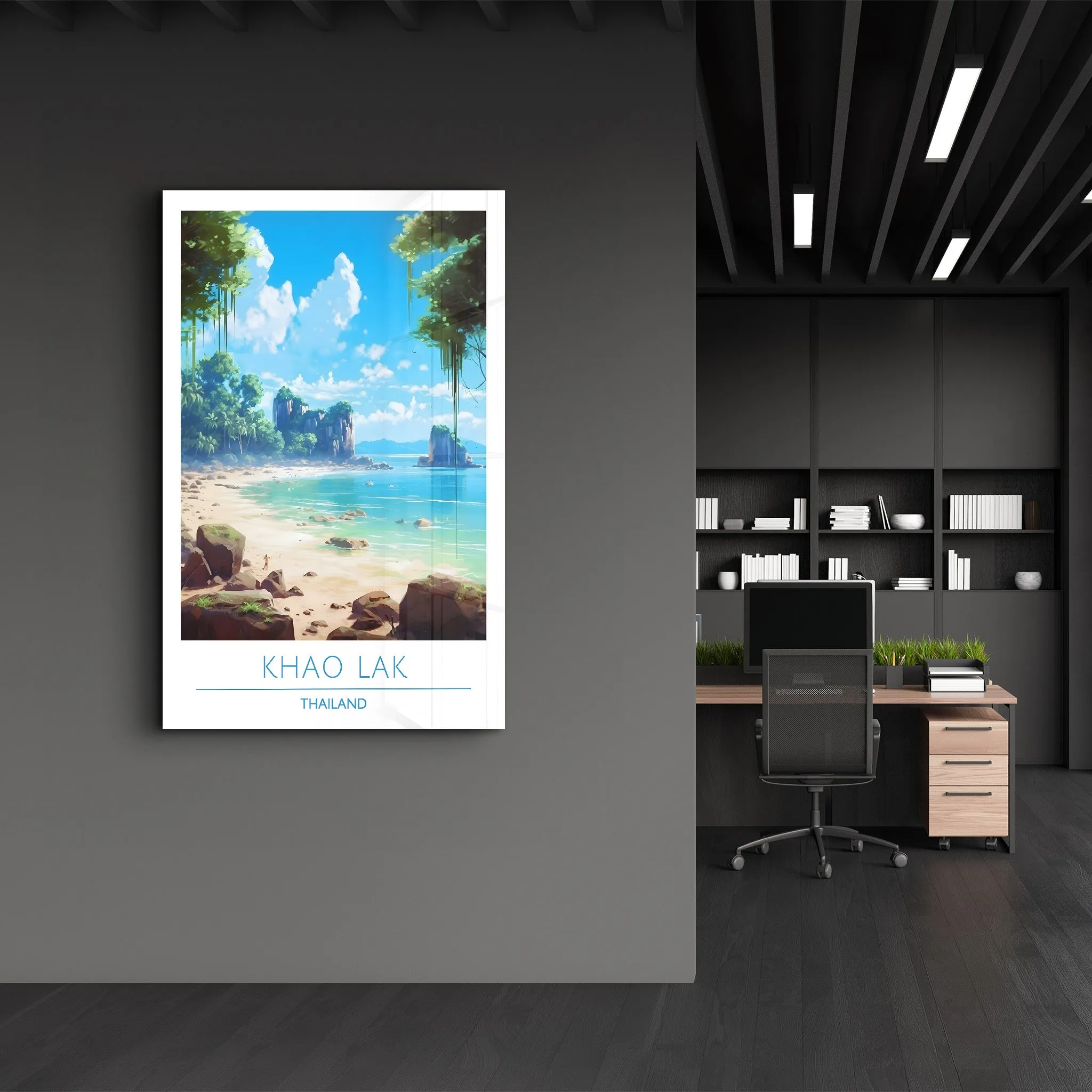 Khao Lak Thailand-Travel Posters | Glass Wall Art