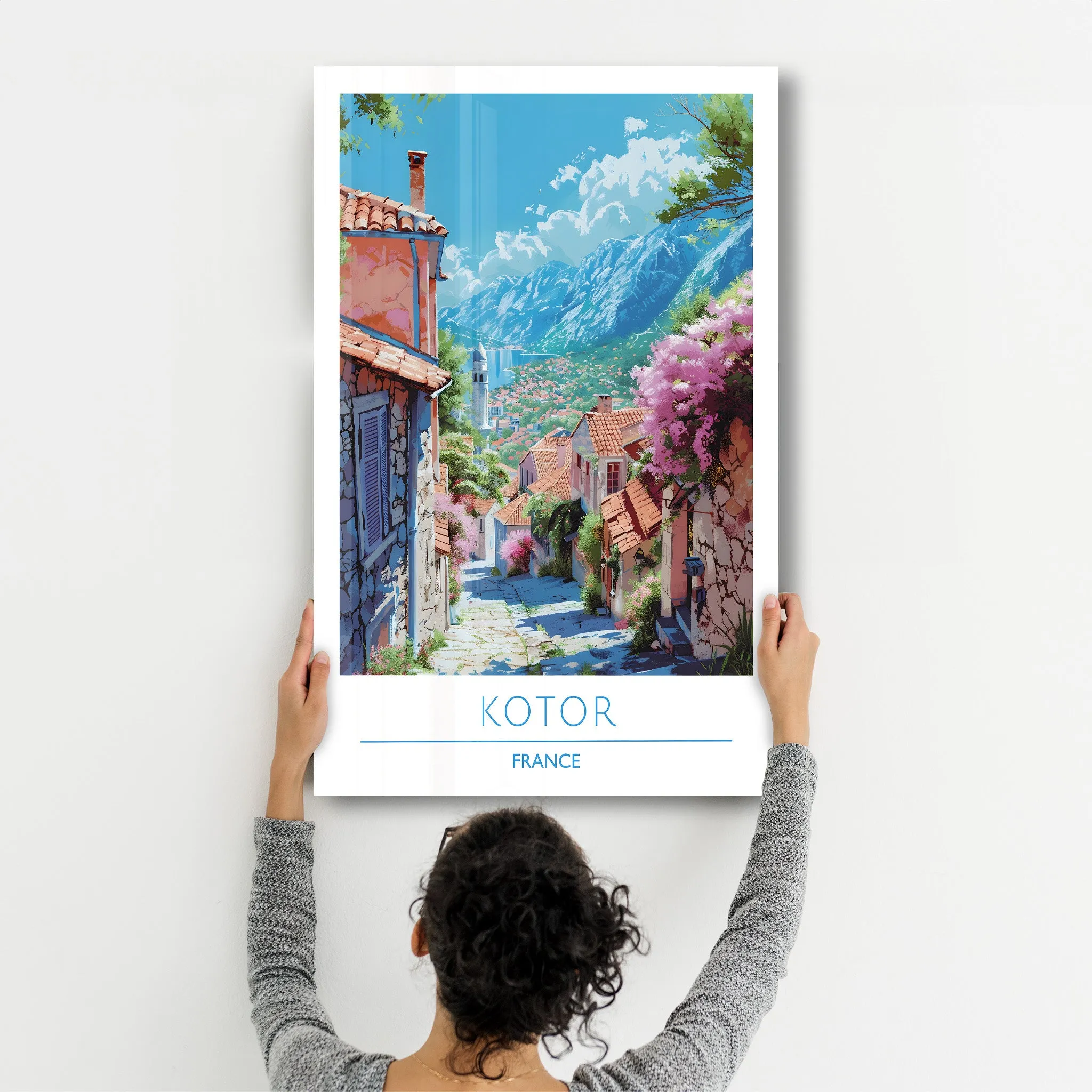 Kotor France-Travel Posters | Glass Wall Art