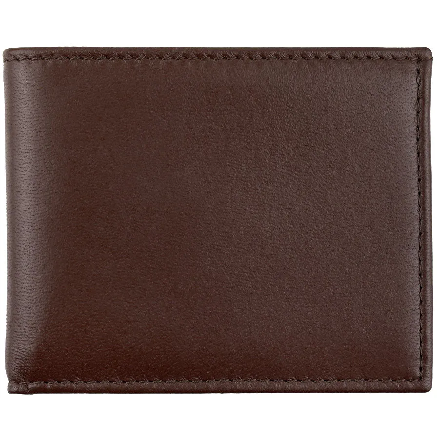 Lambskin Leather Wallet - Brown