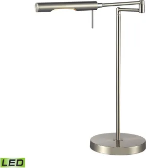 Laonia Adjustable Led Desk Lamp In Polished Chrome