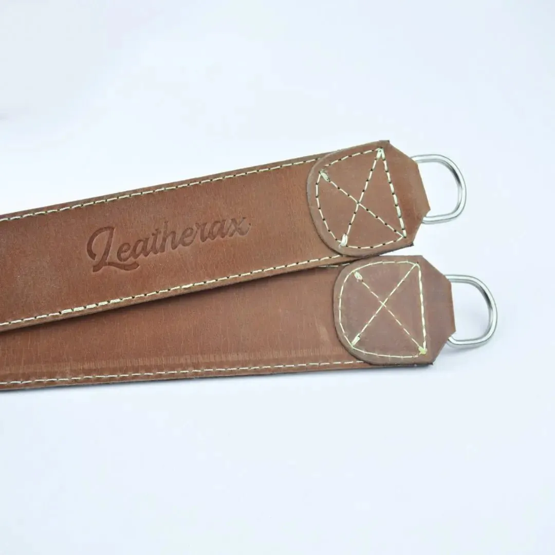 Leather Camera Strap Chestnut Brown