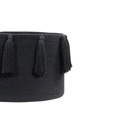 Lorena Canals Tassels Black Basket