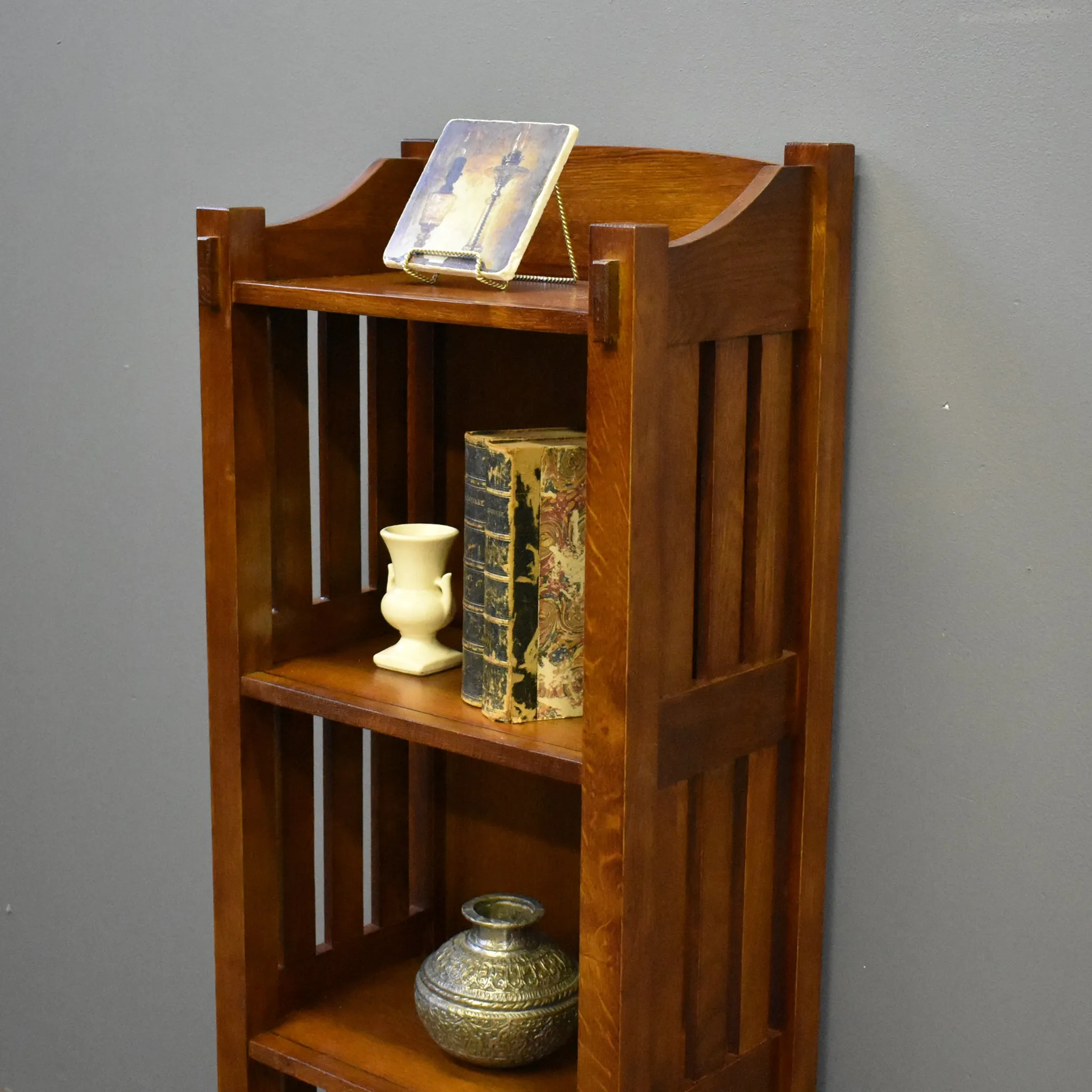 Mission / Arts and Crafts Style Open Bookcase - Model 5284