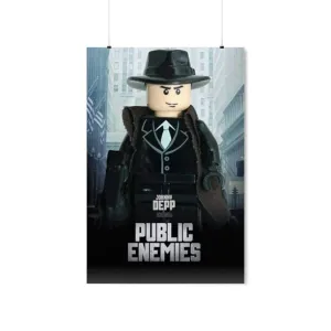 MOC  Compatible  Public Enemies  Movie Wall Art POSTER ONLY