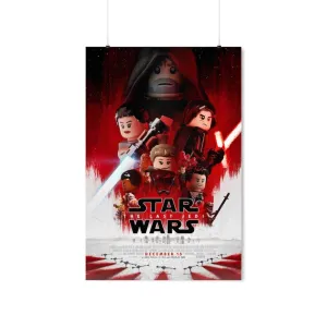 MOC  Compatible  Star Wars The Last Jedi  Movie Wall Art POSTER ONLY