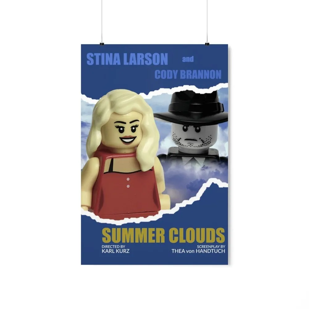 MOC  Compatible  Summer Clouds  Movie Wall Art POSTER ONLY