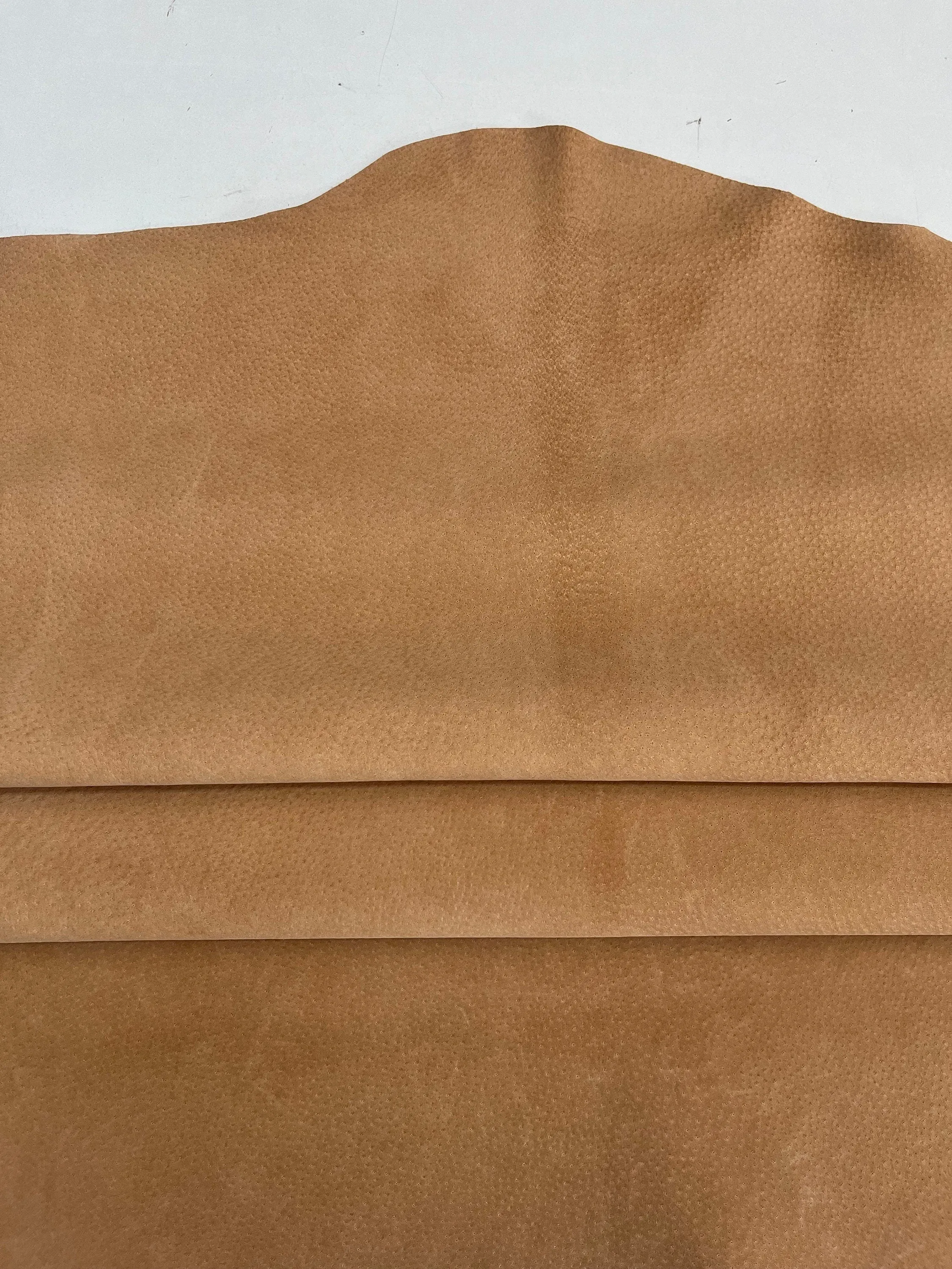 Pig suede leather for lining, Genuine pig leather sheets, soft and thin with nap, thick 0,6mm (1 1/2 oz)