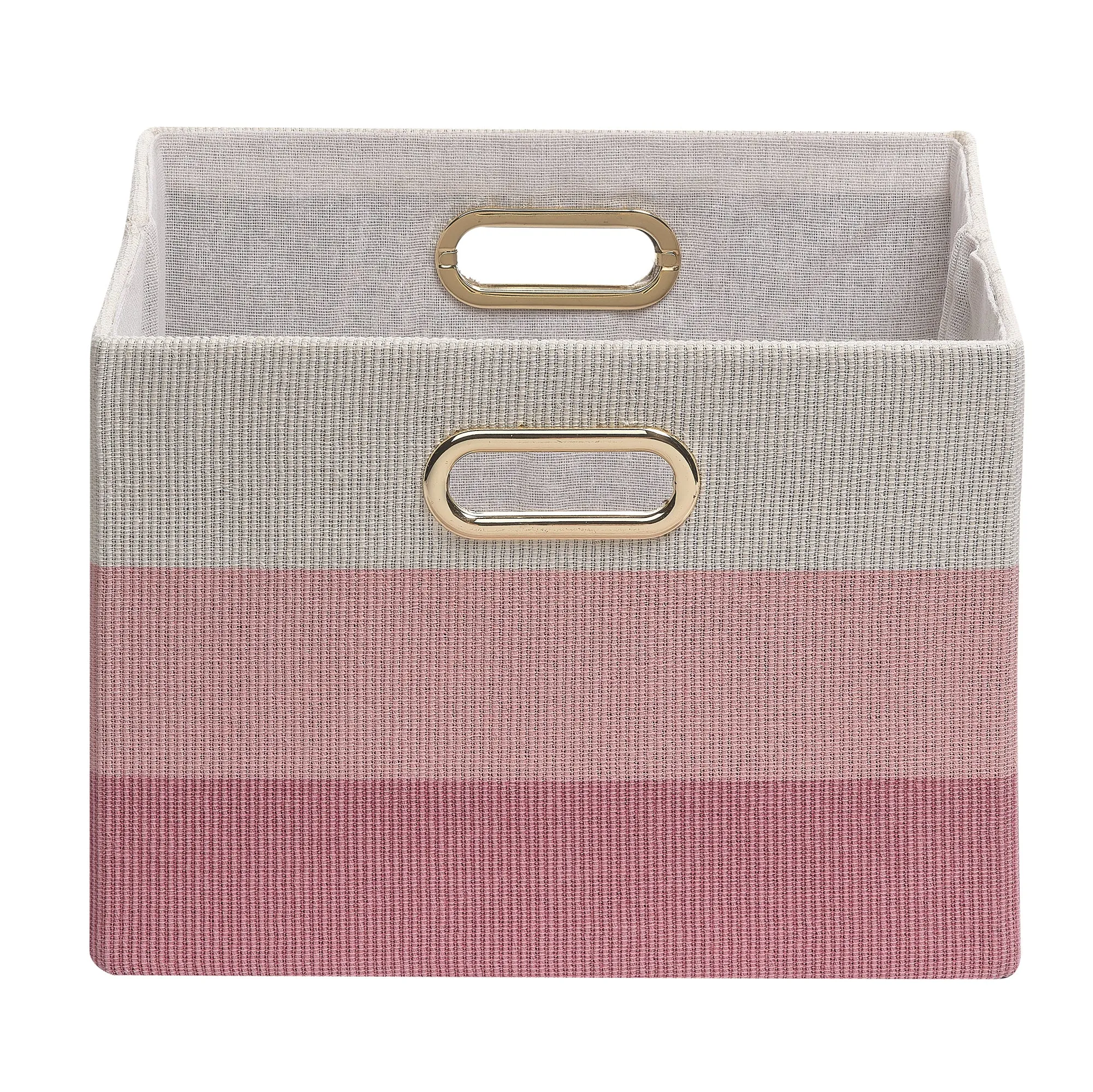 Pink Ombre Collapsible Storage Basket