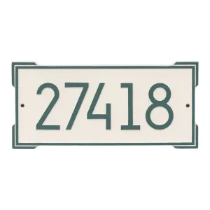 Roanoke Modern Wall Address Plaque