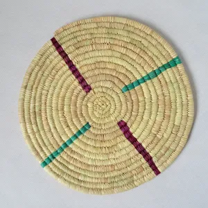 Round woven wall and table Decor