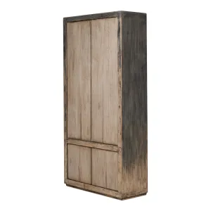 Sarreid - Chamonix Tall Cupboard - Grey - Transitional