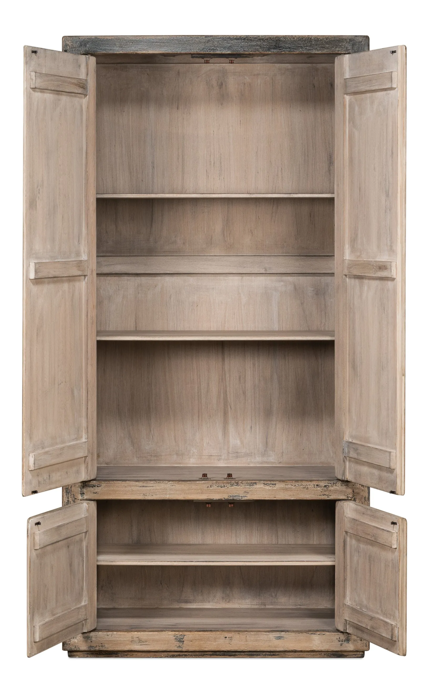 Sarreid - Chamonix Tall Cupboard - Grey - Transitional