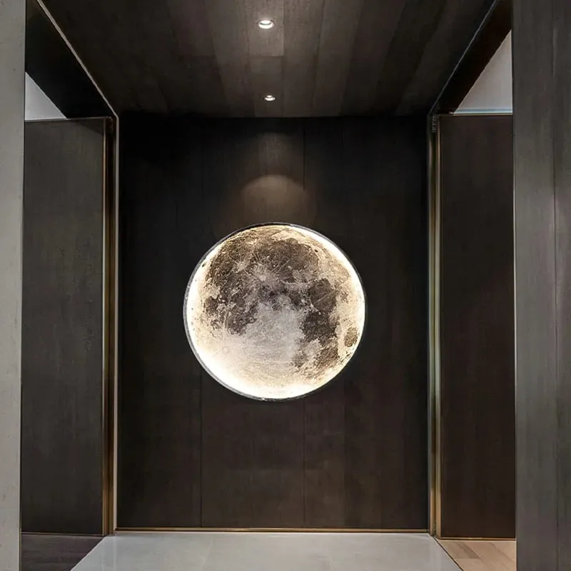 Sharu Bliss Moon LED Wall Light - Celestial Home Decor for a Soothing Ambiance