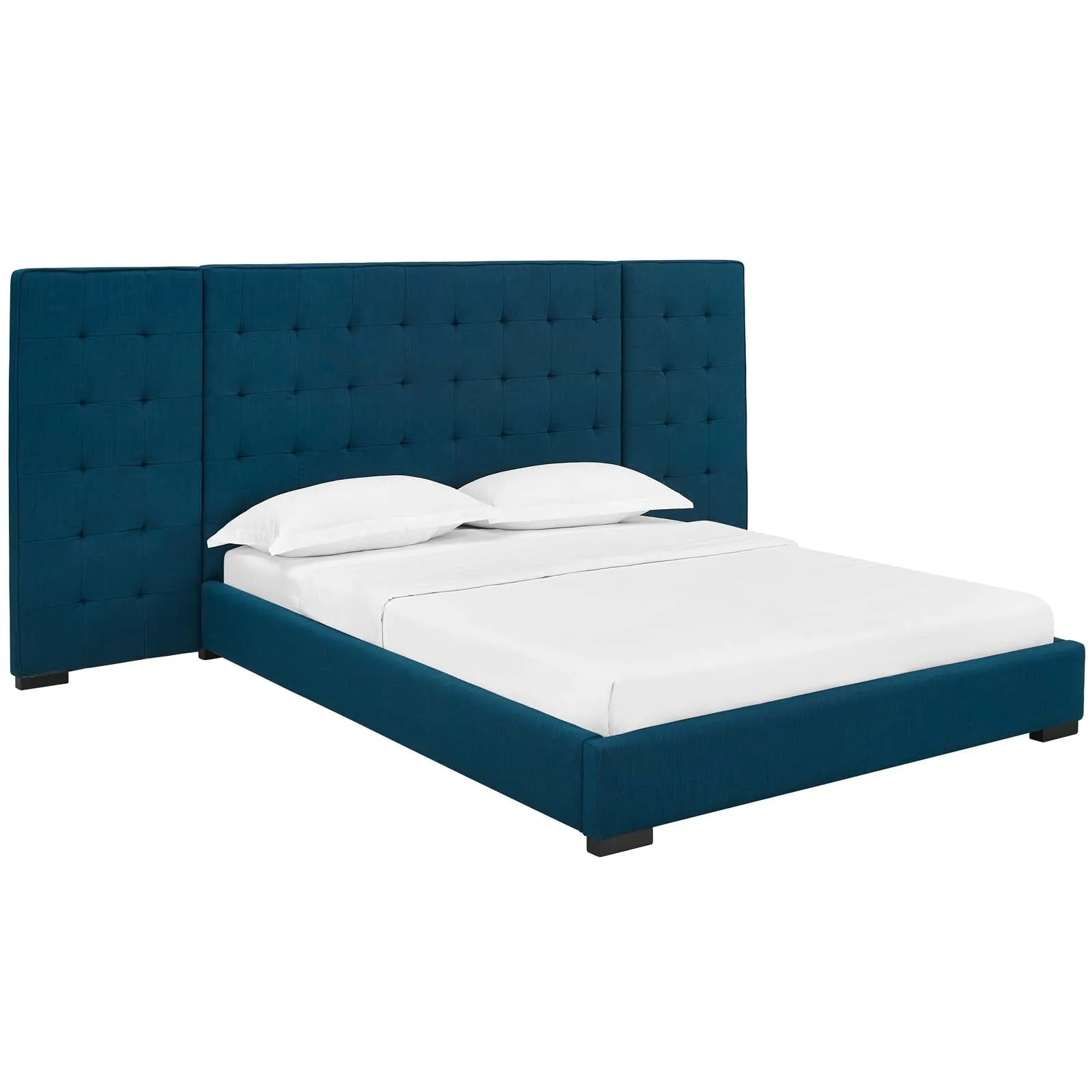 Sierra Upholstered Fabric Platform Bed