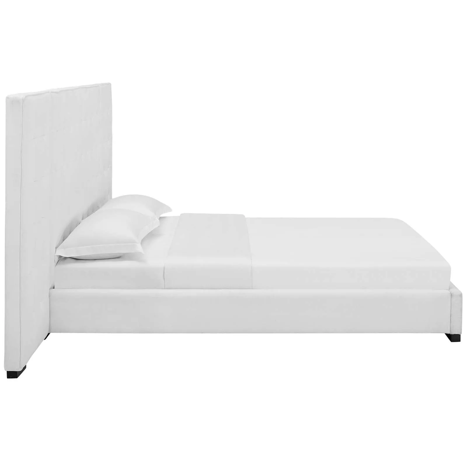 Sierra Upholstered Fabric Platform Bed