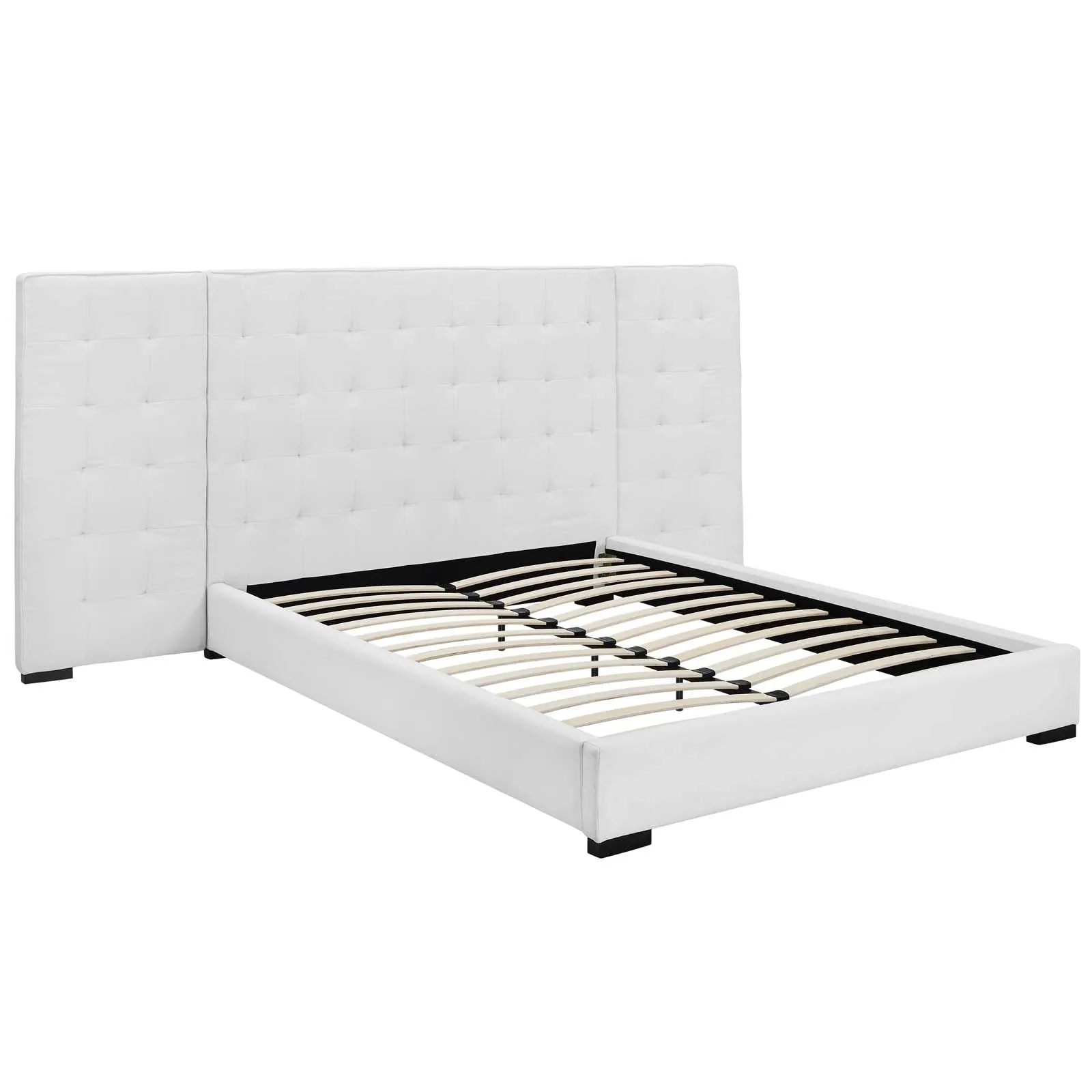 Sierra Upholstered Fabric Platform Bed