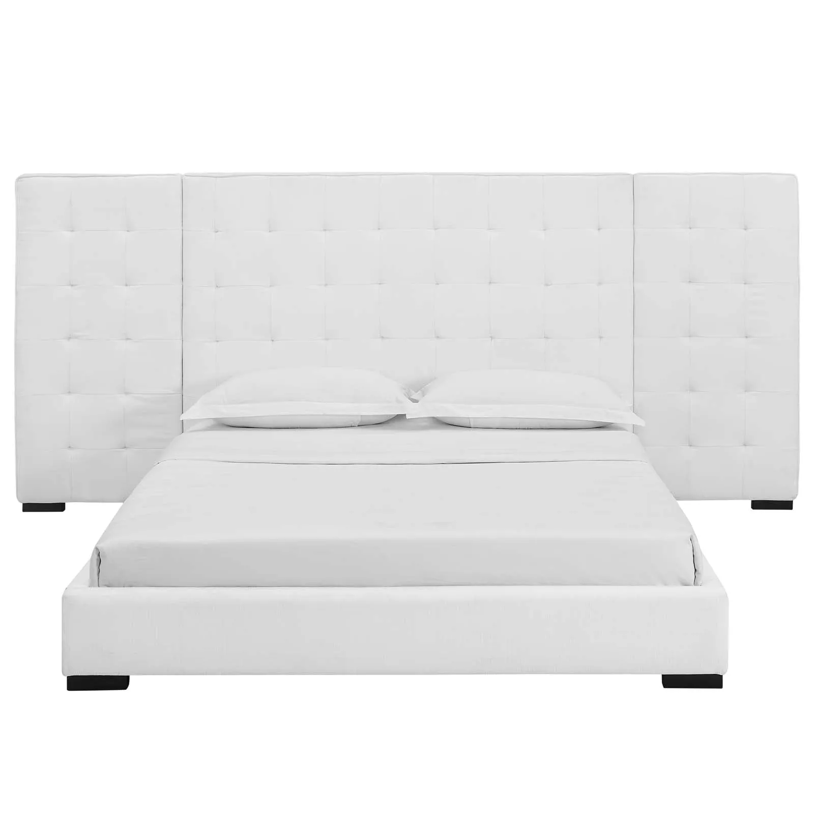 Sierra Upholstered Fabric Platform Bed