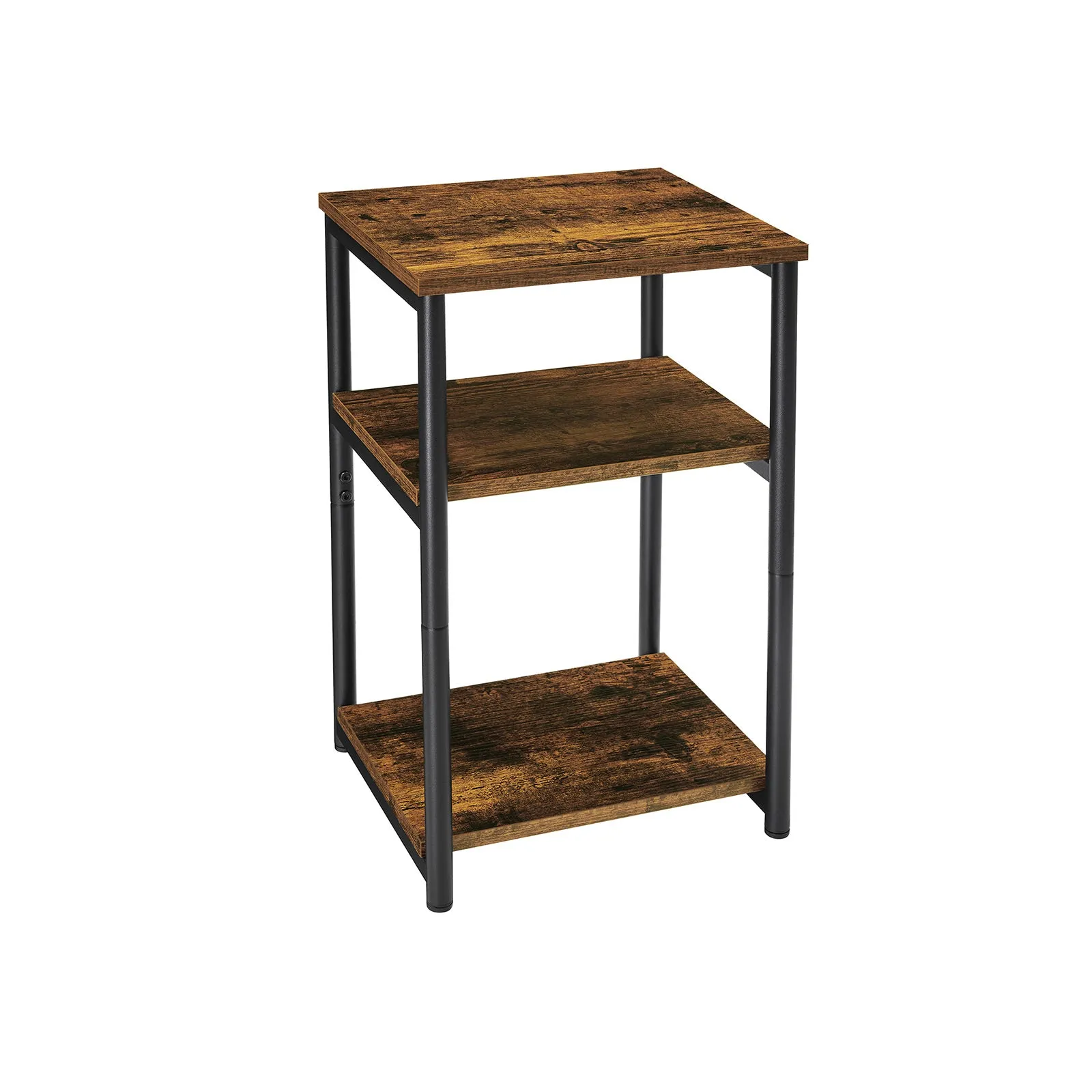 Small Side Table with Shelves